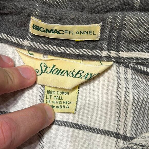 Vintage 80’s St. John’s Bay Big Mac Plaid Flannel - Picture 6 of 6